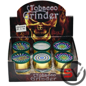 GRINDER 3 PART 50MM HYPNOTIZE GOLD (ACE-84) - 12CT/DISPLAY